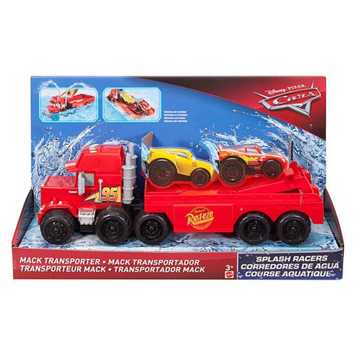 Disney Pixar Cars Splash Racers Mack Transporter